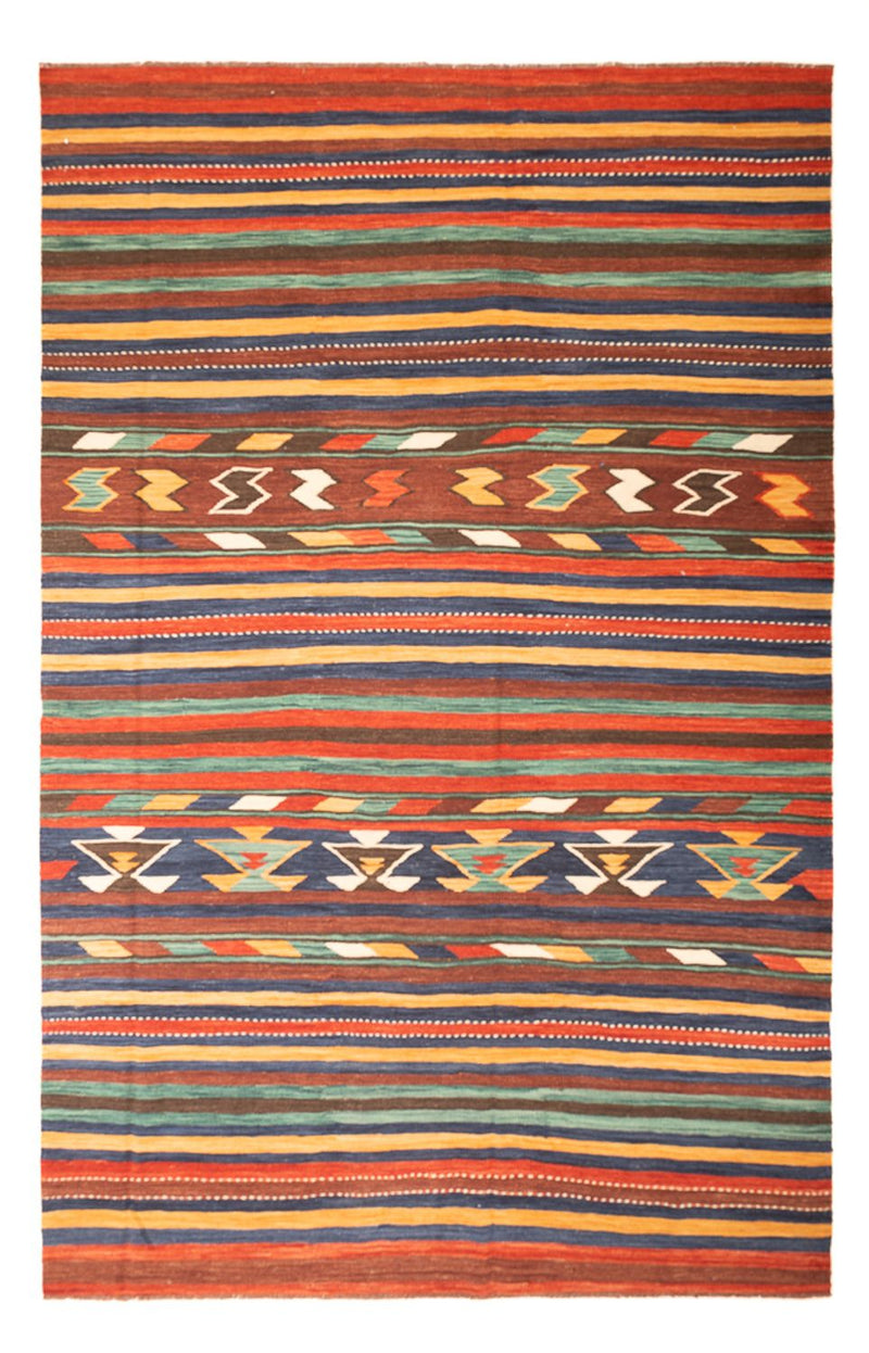 Kelim Carpet - orientalisk matta - 304 x 198 cm - flerfärgad