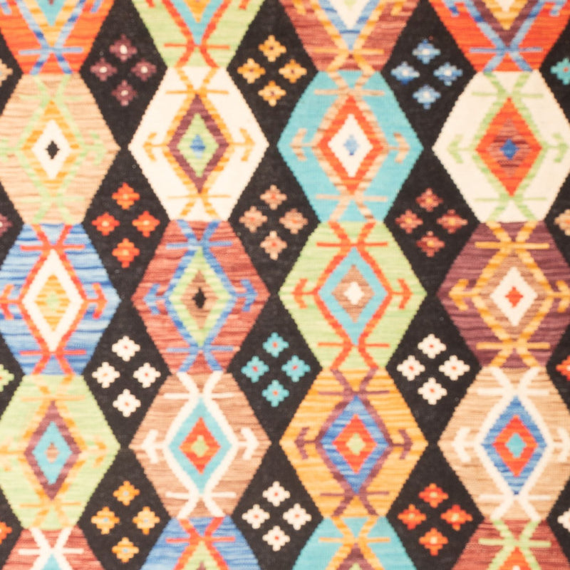 Kelim Carpet - orientalisk matta - 262 x 179 cm - flerfärgad