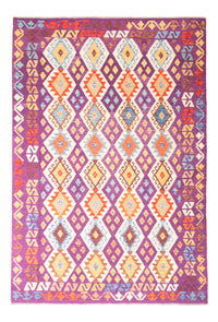 Kelim Carpet - Splash - 256 x 178 cm - flerfärgad