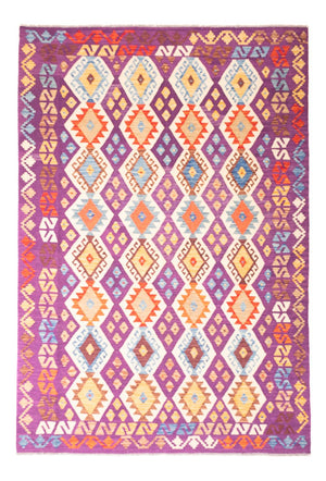 Kelim Carpet - Splash - 256 x 178 cm - flerfärgad