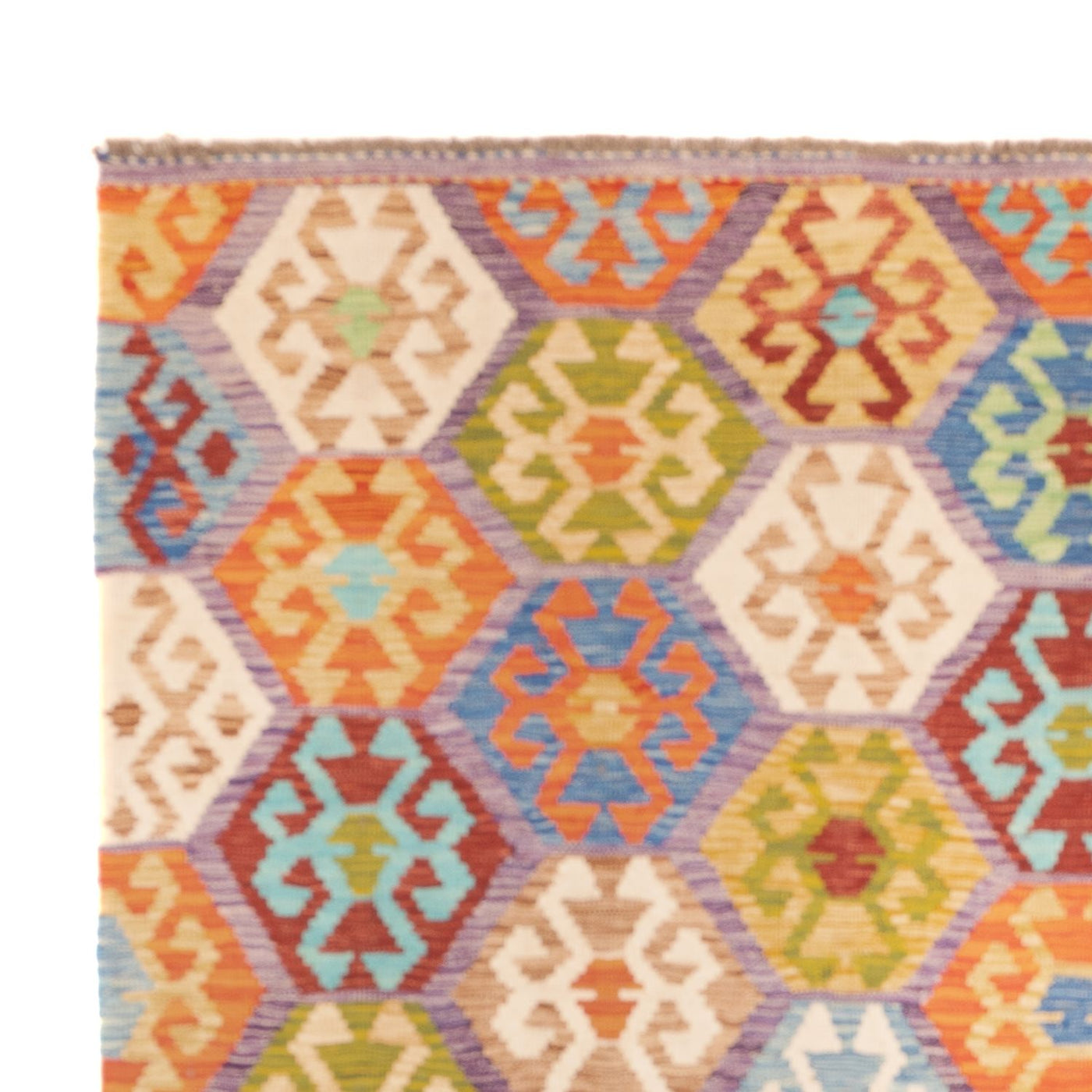 Kilim Maimana Mattan 201x189cm - Ullmatta