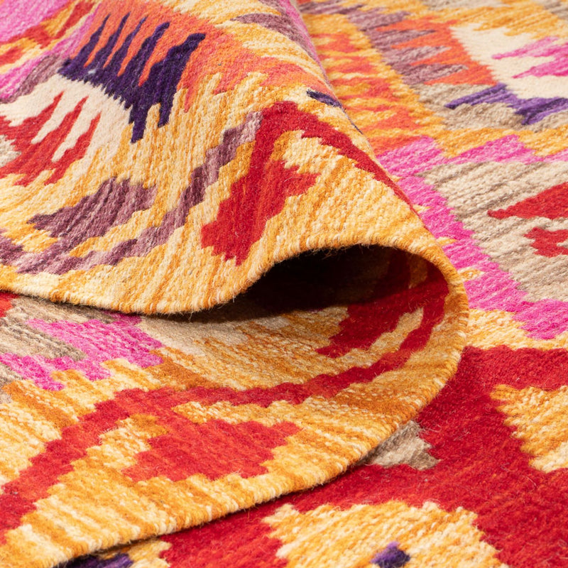 Kelim Carpet - Splash - 236 x 177 cm - flerfärgad