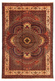 Afghansk matta - 279 x 198 cm - flerfärgad