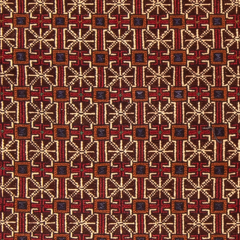 Kelim Carpet - orientalisk matta - 180 x 133 cm - mörkröd