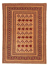 Kelim Carpet - orientalisk matta - 180 x 140 cm - brun