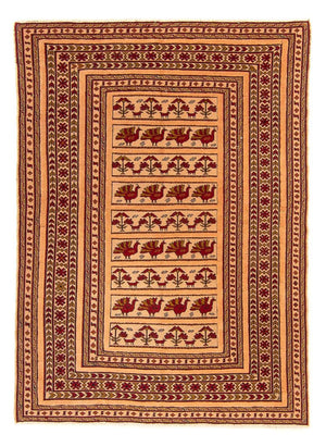 Kelim Carpet - orientalisk matta - 180 x 140 cm - brun