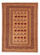 Kelim Carpet - orientalisk matta - 180 x 140 cm - brun