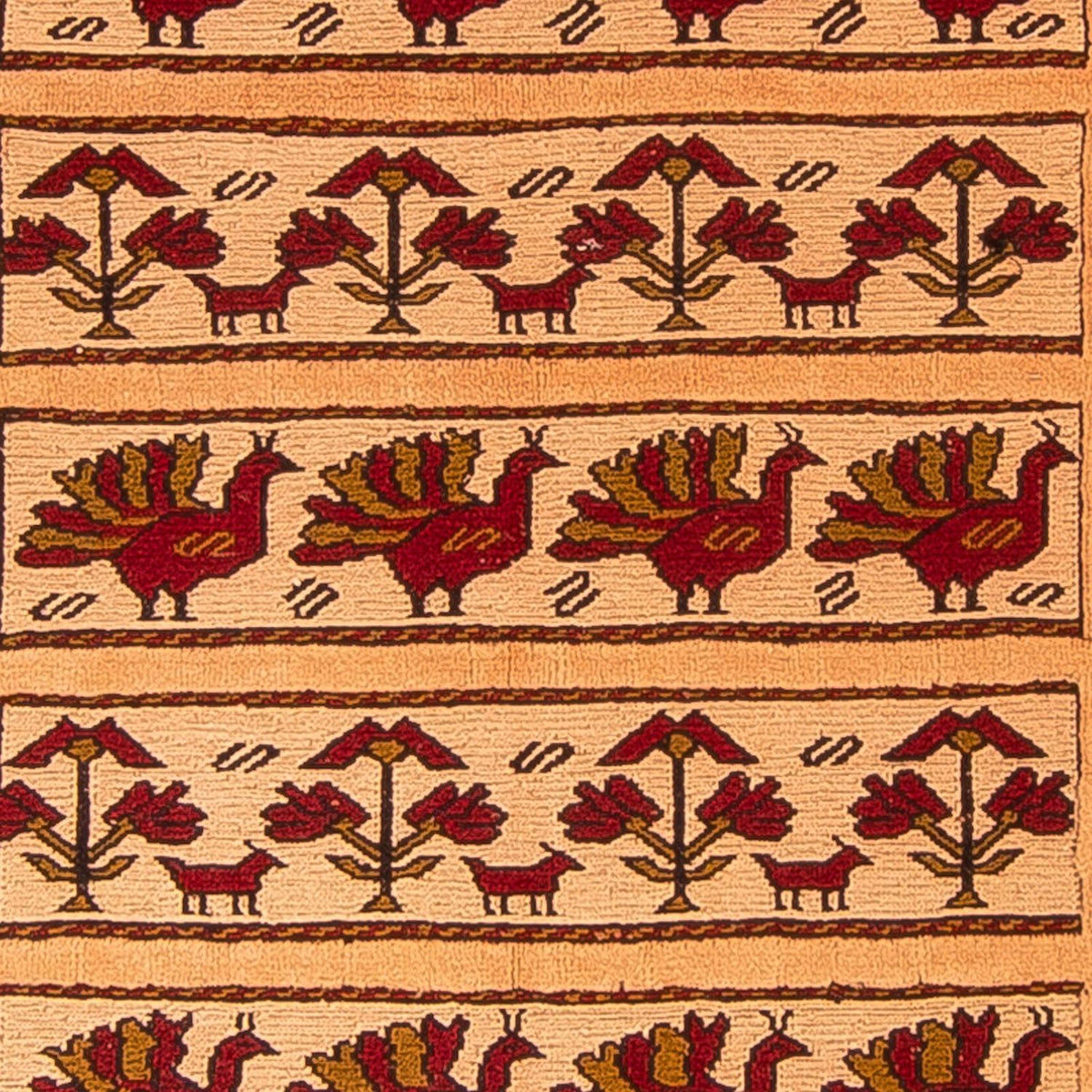 Kelim Carpet - orientalisk matta - 180 x 140 cm - brun