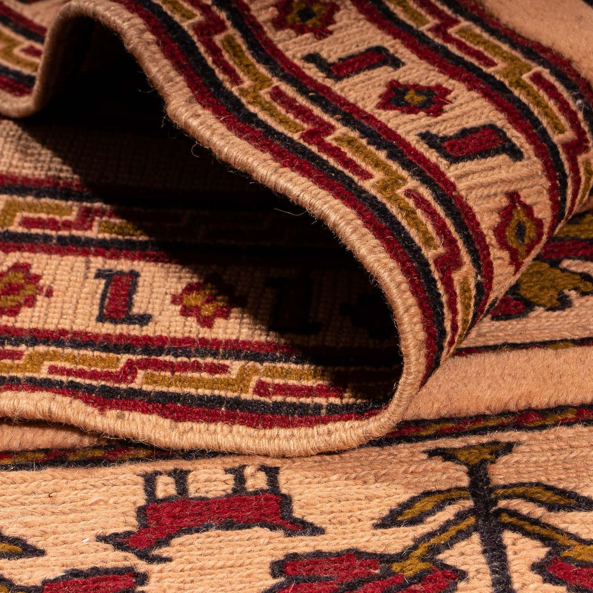 Kelim Carpet - orientalisk matta - 180 x 140 cm - brun