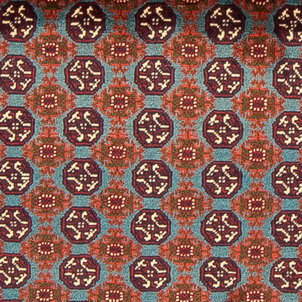 Afghansk matta - Bukhara - 150 x 100 cm - flerfärgad