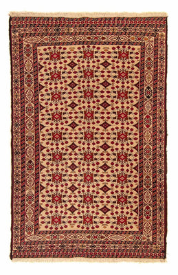 Kelim Carpet - orientalisk matta - 200 x 126 cm - ljusbrun