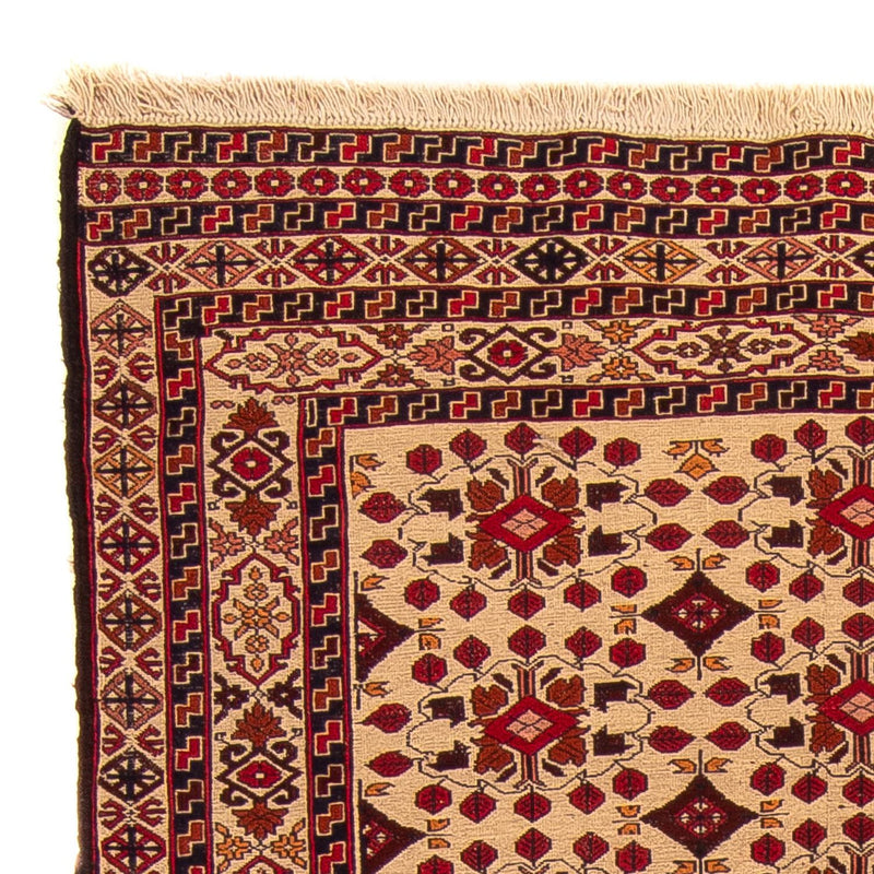 Kelim Carpet - orientalisk matta - 200 x 126 cm - ljusbrun