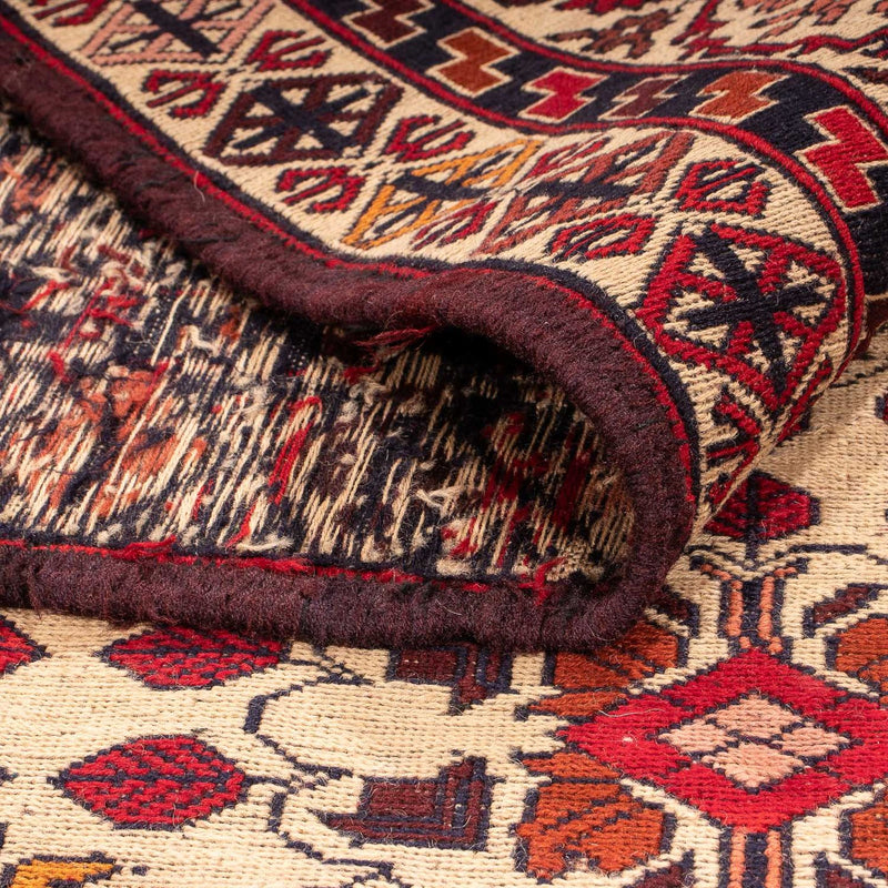 Kelim Carpet - orientalisk matta - 200 x 126 cm - ljusbrun