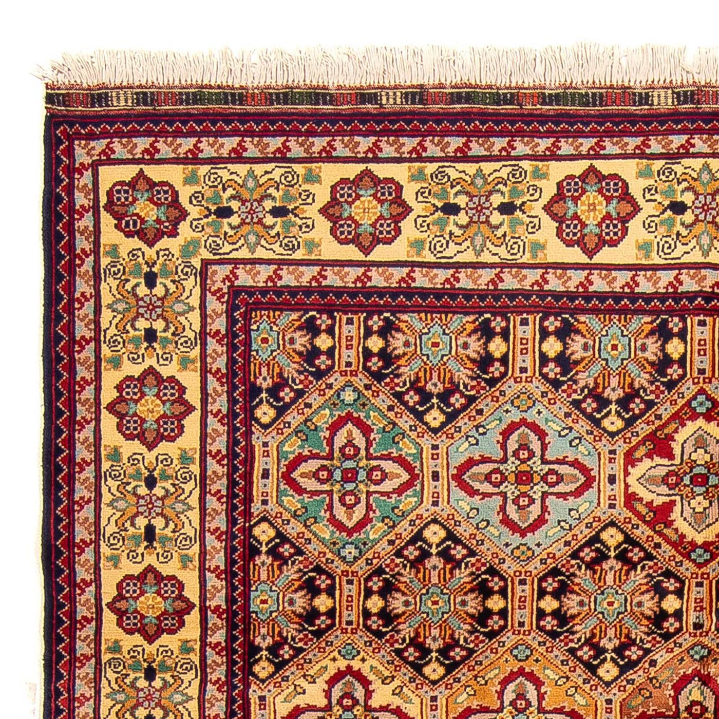 Afghansk matta - 199 x 153 cm - flerfärgad