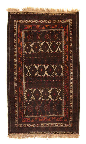 Kelim Carpet - orientalisk matta - 178 x 118 cm - brun