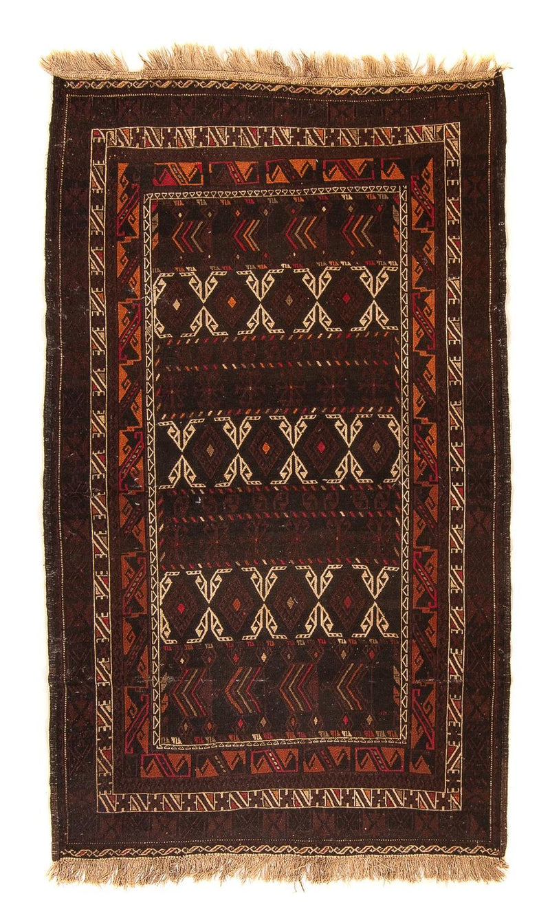 Kelim Carpet - orientalisk matta - 178 x 118 cm - brun