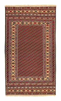 Kelim Carpet - orientalisk matta - 207 x 125 cm - flerfärgad