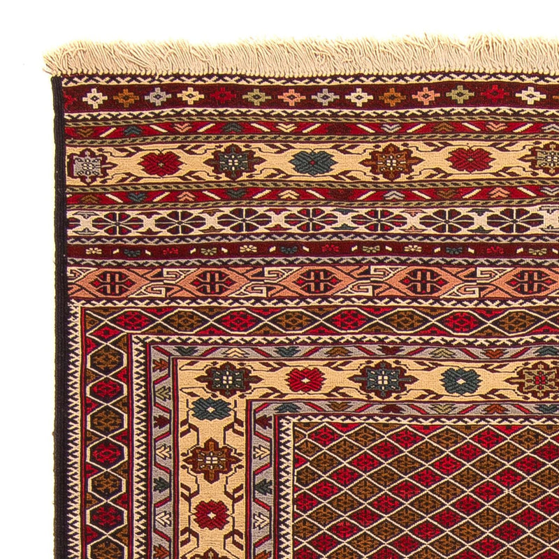 Kelim Carpet - orientalisk matta - 207 x 125 cm - flerfärgad