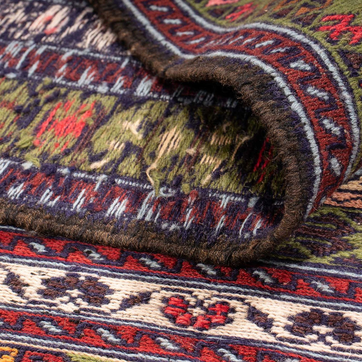 Kelim Carpet - orientalisk matta - 185 x 120 cm - flerfärgad