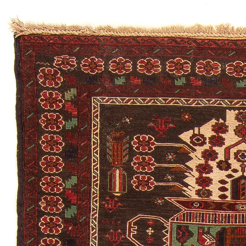 Kelim Carpet - orientalisk matta - 179 x 130 cm - brun