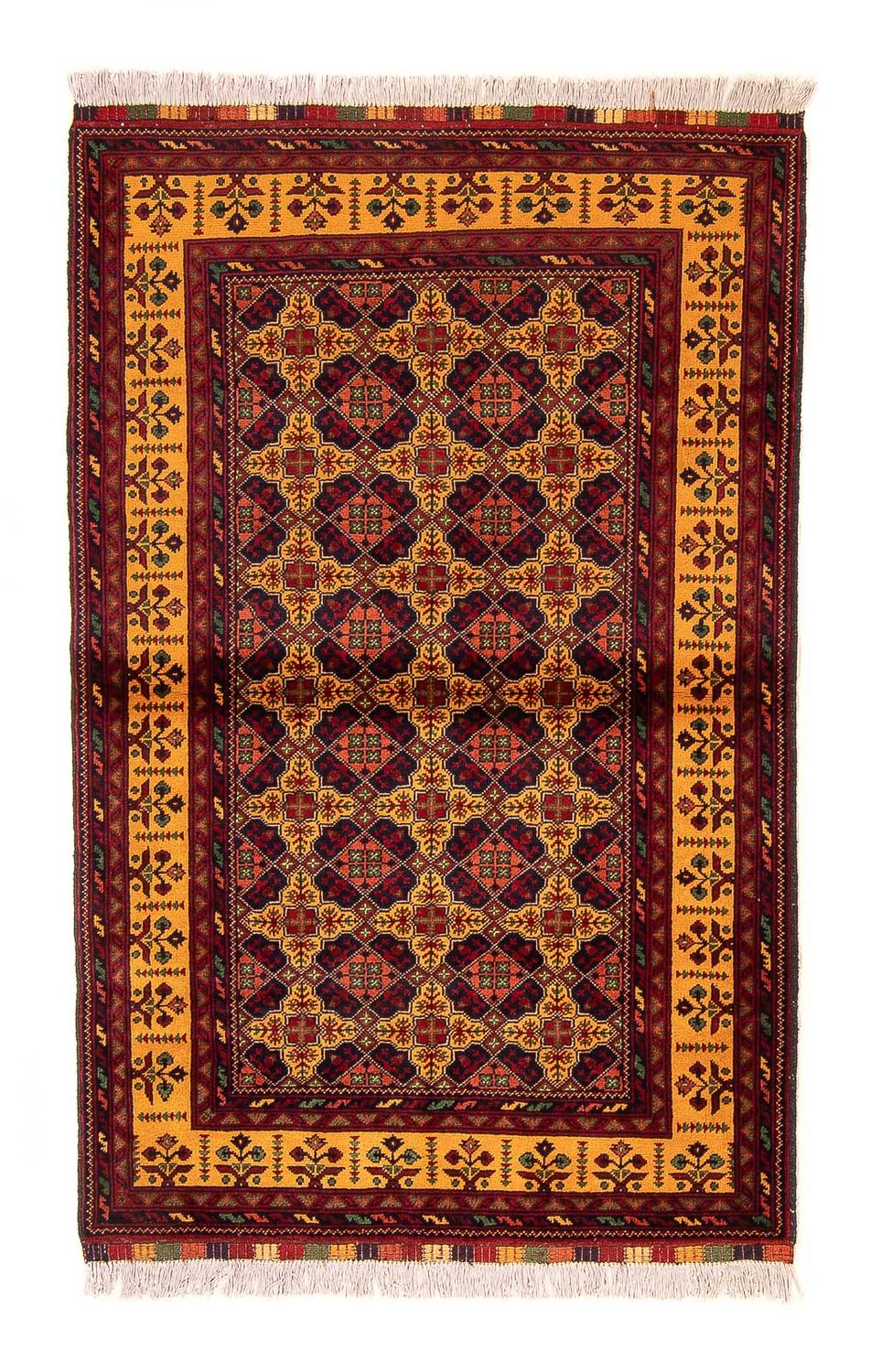 Runner Afghansk matta - Bukhara - 208 x 90 cm - flerfärgad