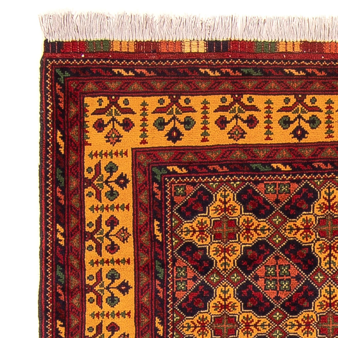 Runner Afghansk matta - Bukhara - 208 x 90 cm - flerfärgad