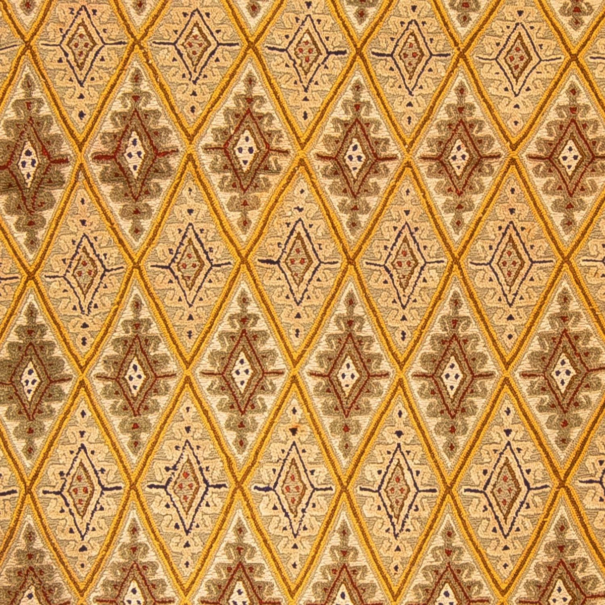 Kelim Carpet - orientalisk matta - 190 x 148 cm - ljusbrun