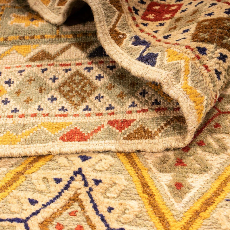 Kelim Carpet - orientalisk matta - 190 x 148 cm - ljusbrun