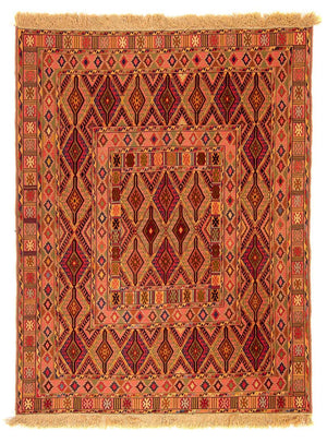 Kelim Carpet - orientalisk matta - 180 x 142 cm - flerfärgad