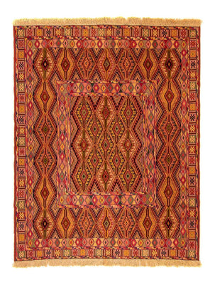 Kelim Carpet - orientalisk matta - 167 x 142 cm - flerfärgad