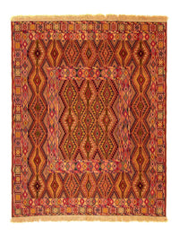 Kelim Carpet - orientalisk matta - 167 x 142 cm - flerfärgad