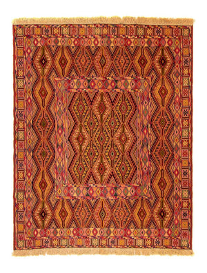 Kelim Carpet - orientalisk matta - 167 x 142 cm - flerfärgad