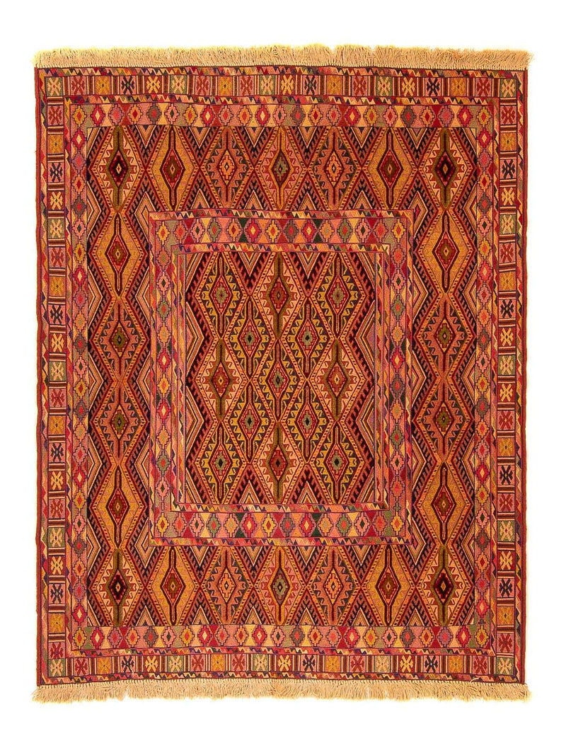 Kelim Carpet - orientalisk matta - 167 x 142 cm - flerfärgad