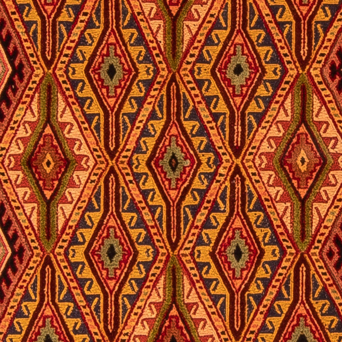 Kelim Carpet - orientalisk matta - 167 x 142 cm - flerfärgad
