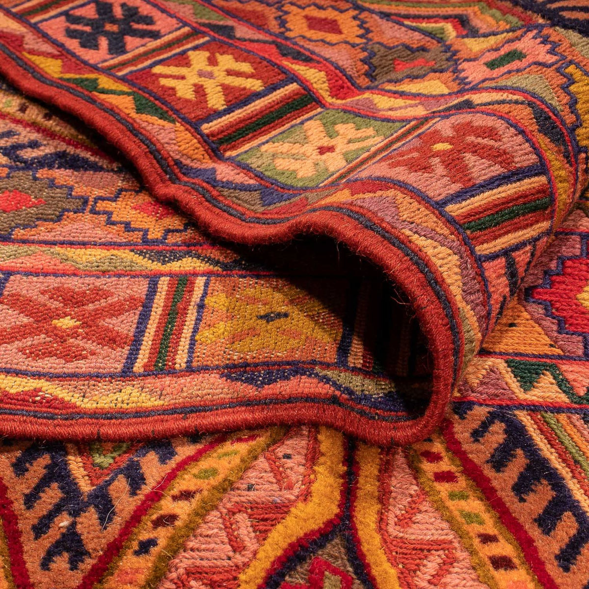 Kelim Carpet - orientalisk matta - 167 x 142 cm - flerfärgad