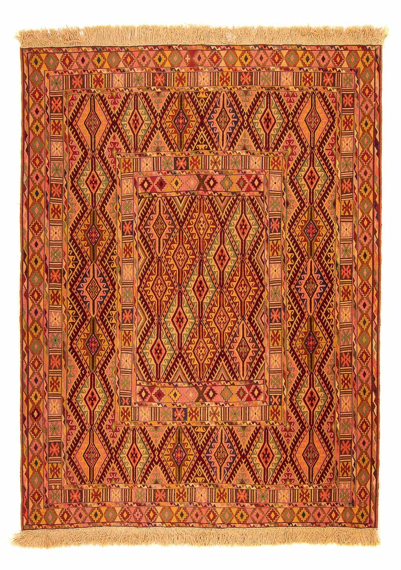 Kelim Carpet - orientalisk matta - 174 x 138 cm - flerfärgad