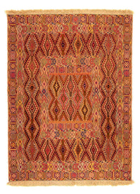 Kelim Carpet - orientalisk matta - 168 x 132 cm - flerfärgad