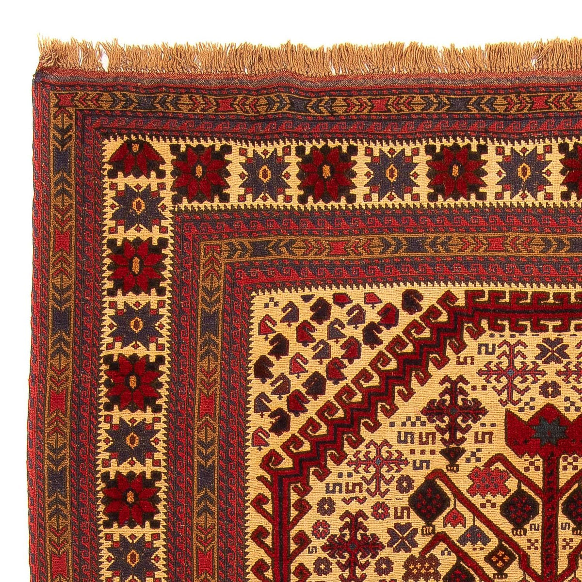 Kelim Carpet - orientalisk matta - 268 x 195 cm - brun