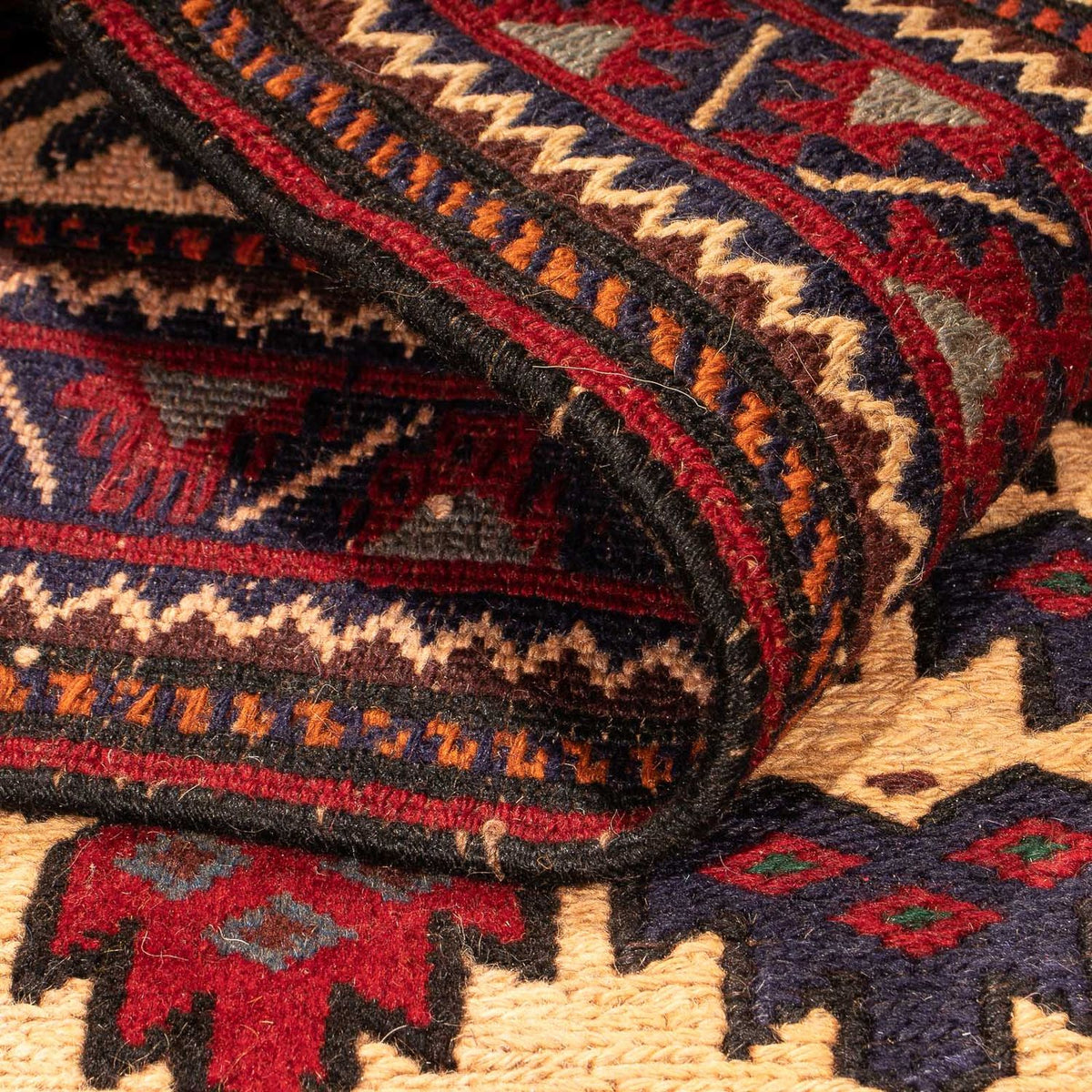 Kelim Carpet - orientalisk matta - 268 x 195 cm - flerfärgad