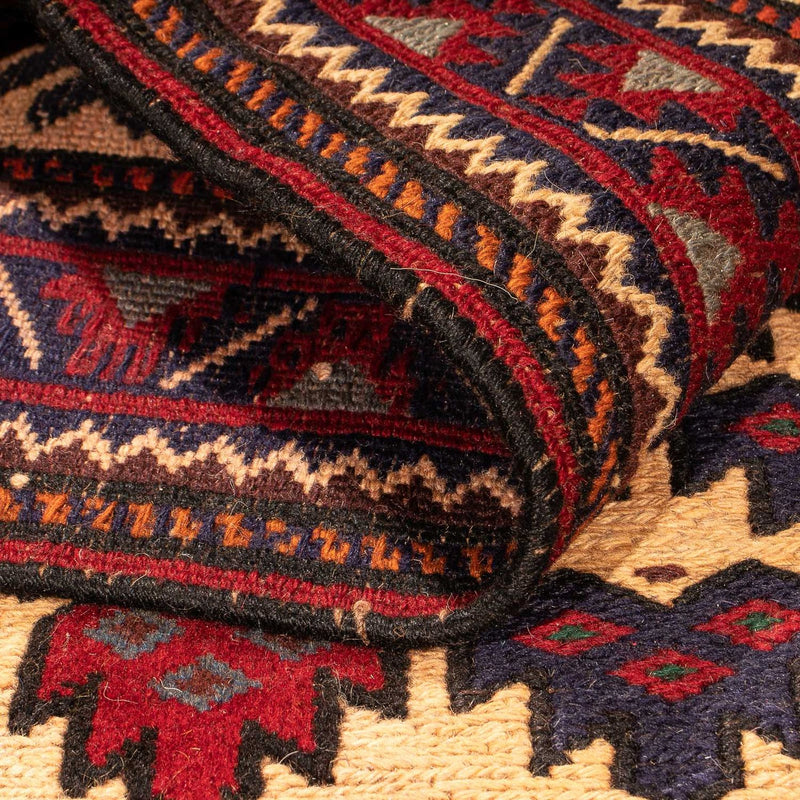 Kelim Carpet - orientalisk matta - 268 x 195 cm - flerfärgad