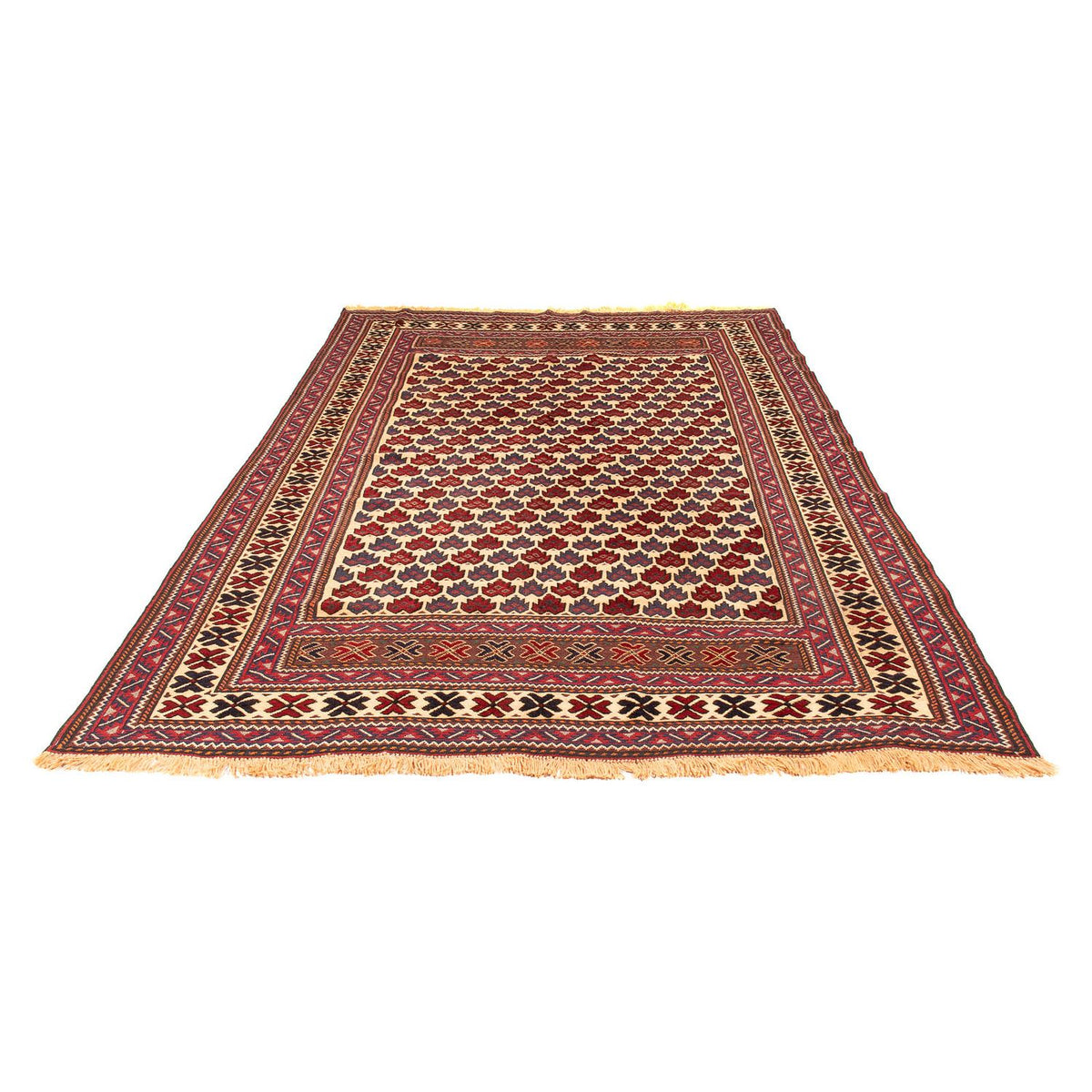Kelim Carpet - orientalisk matta - 268 x 195 cm - flerfärgad