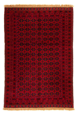 Kelim Carpet - orientalisk matta - 199 x 141 cm - mörkröd