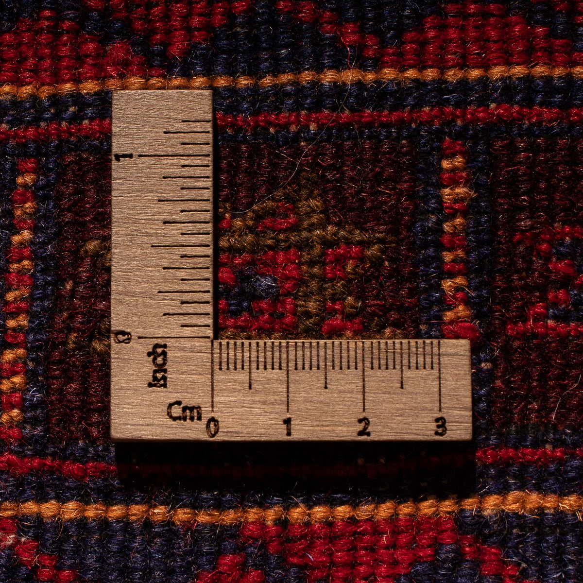 Kelim Carpet - orientalisk matta - 202 x 153 cm - mörkröd