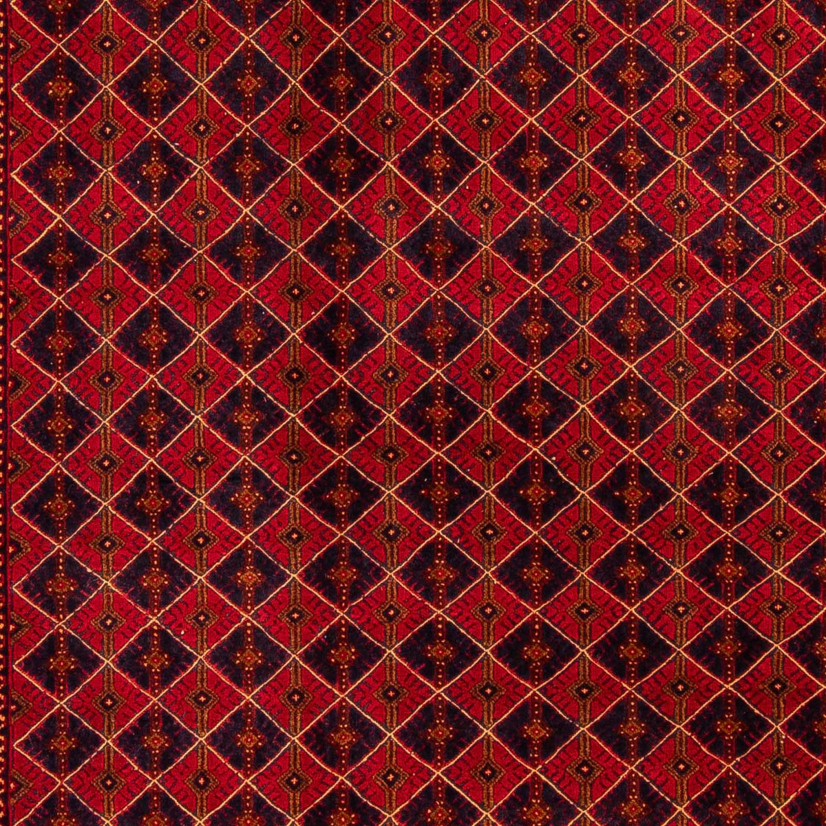 Kelim Carpet - orientalisk matta - 296 x 196 cm - mörkröd