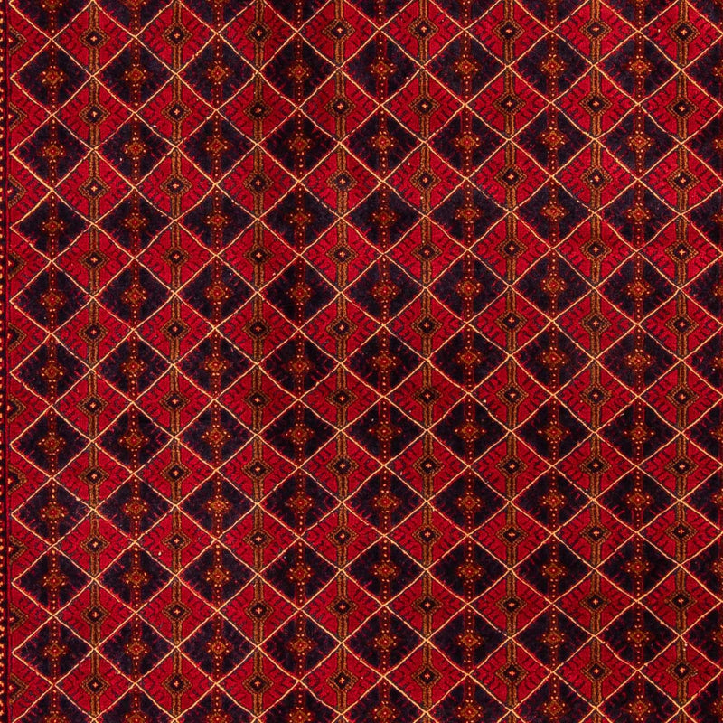 Kelim Carpet - orientalisk matta - 296 x 196 cm - mörkröd
