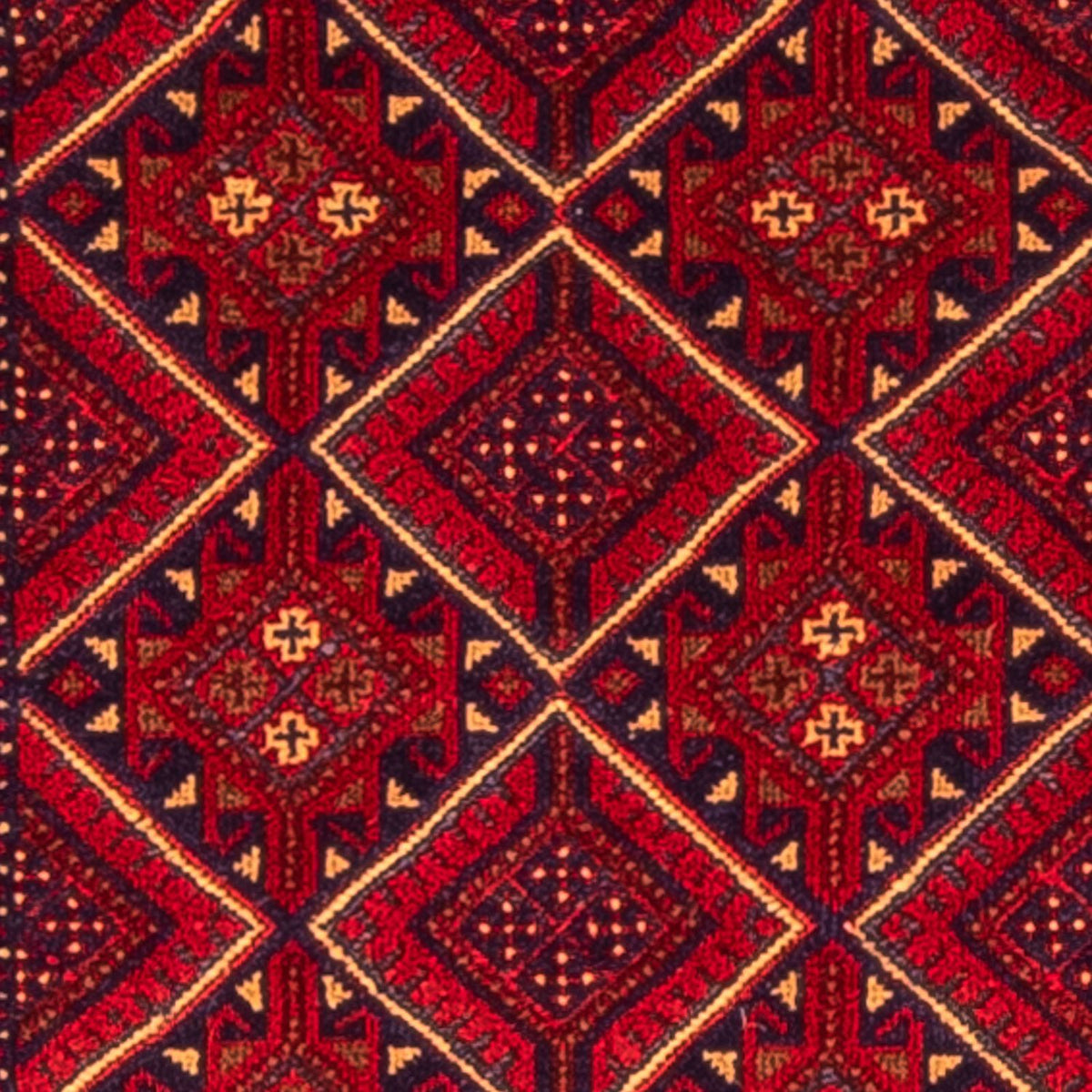 Runner Kelim Carpet - orientalisk matta - 279 x 81 cm - mörkröd