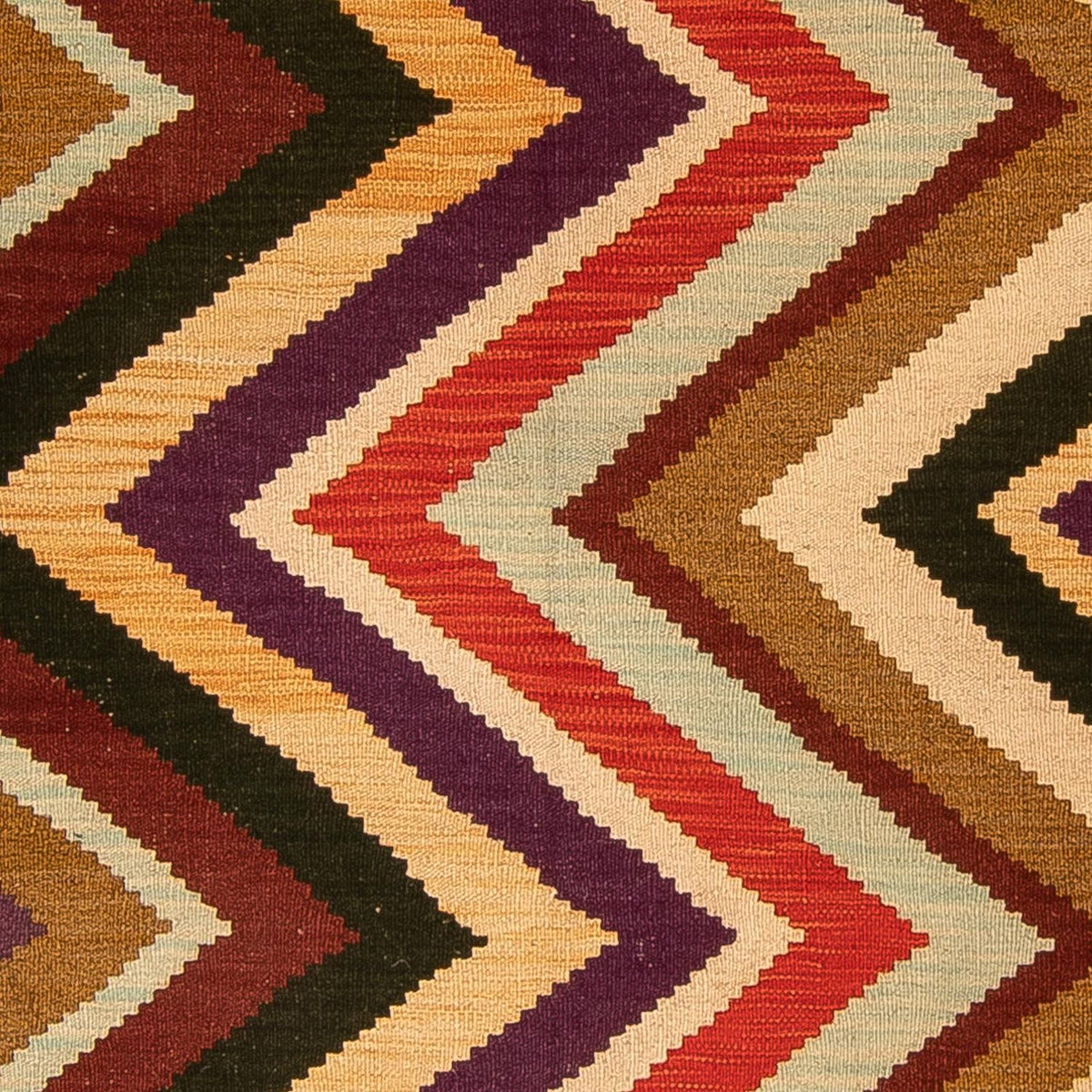 Kelim Carpet - Splash - 203 x 145 cm - flerfärgad