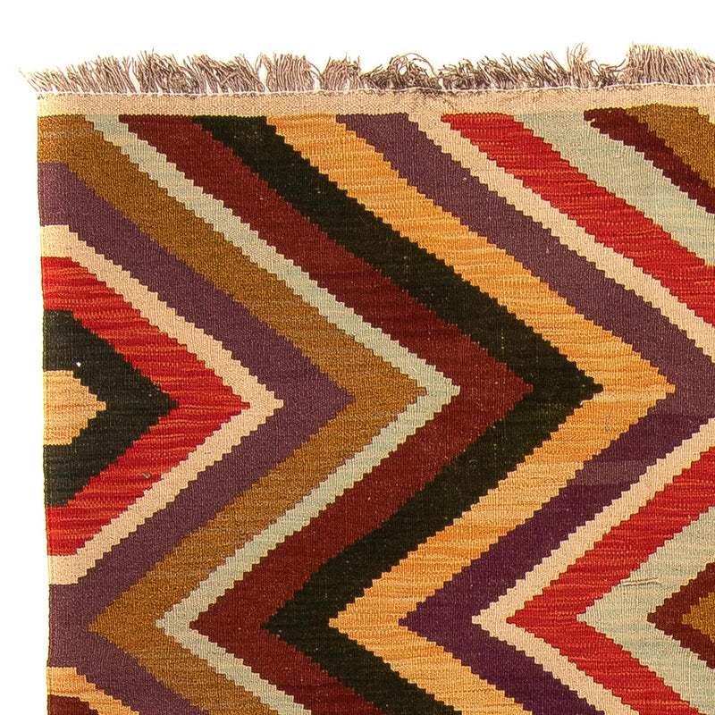 Kelim Carpet - Splash - 203 x 145 cm - flerfärgad