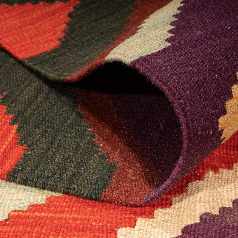 Kelim Carpet - Splash - 203 x 145 cm - flerfärgad