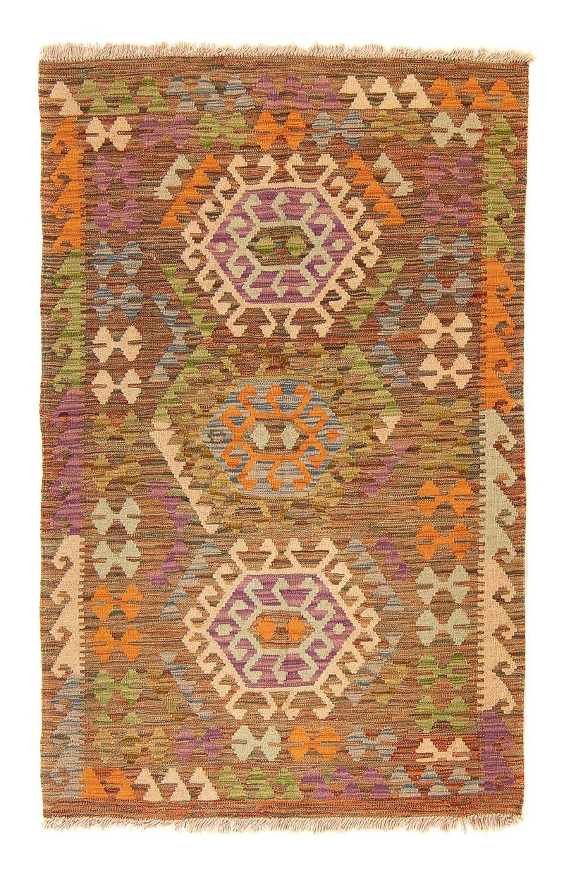Kelim Carpet - Splash - 155 x 98 cm - flerfärgad